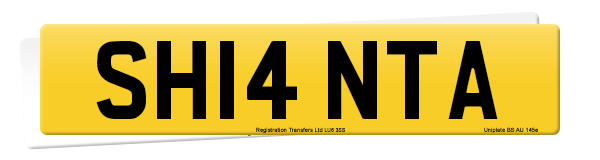 Registration number SH14 NTA